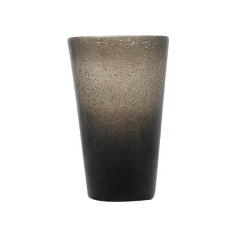 000826 - DRINK GLASS - BLACK TRANSP. - MEMENTO ORIGINALE - MONOCHROME