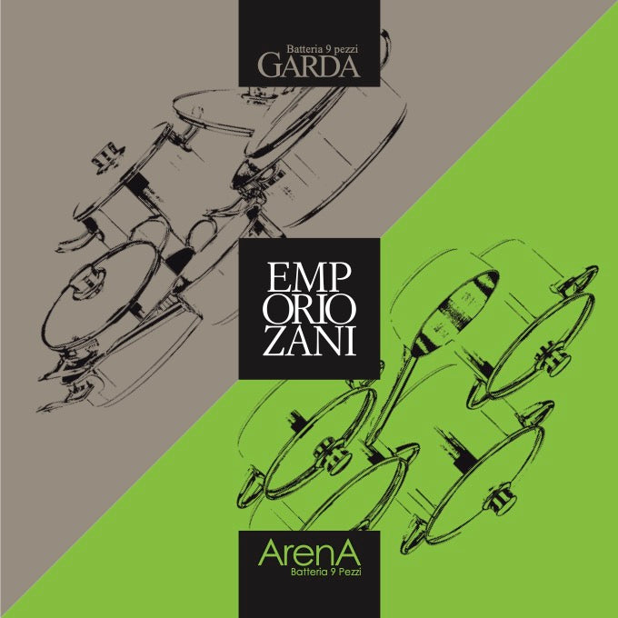 ARENA - BATTERIA DI PENTOLE PER INDUZIONE - EMPORIO ZANI
