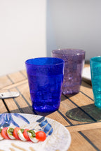 MEMENTO SYNTH Glass, Wasserglas Blau aus Methacrylat