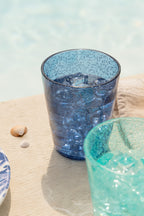 MEMENTO SYNTH Glass, bicchiere acqua Blu scuro in metacrilato
