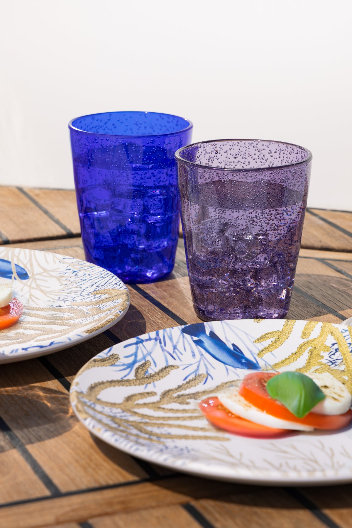 MEMENTO SYNTH Glass, Wasserglas Violett aus Methacrylat