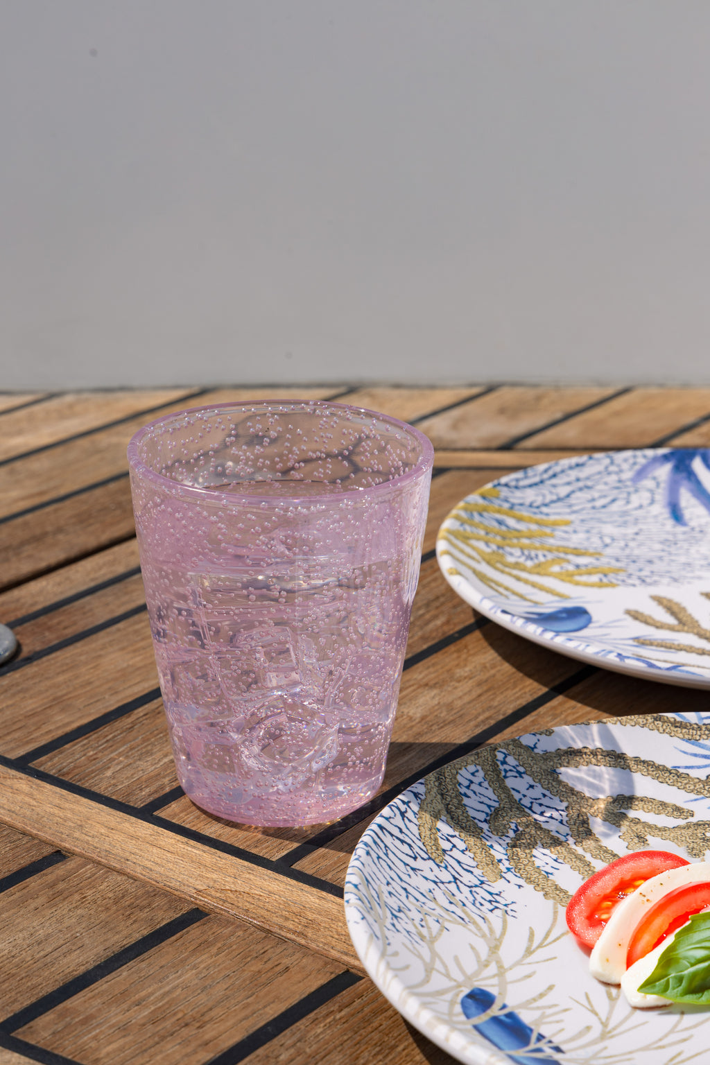 MEMENTO SYNTH Glass, Wasserglas Rosa aus Methacrylat