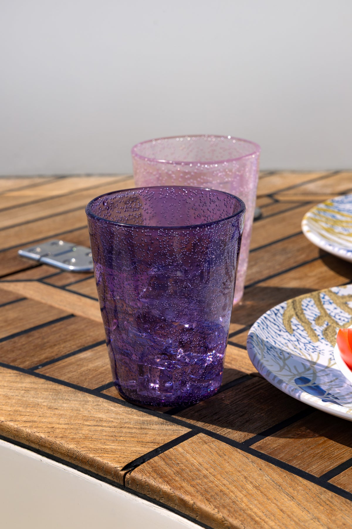 MEMENTO SYNTH Glass, Wasserglas Rosa aus Methacrylat