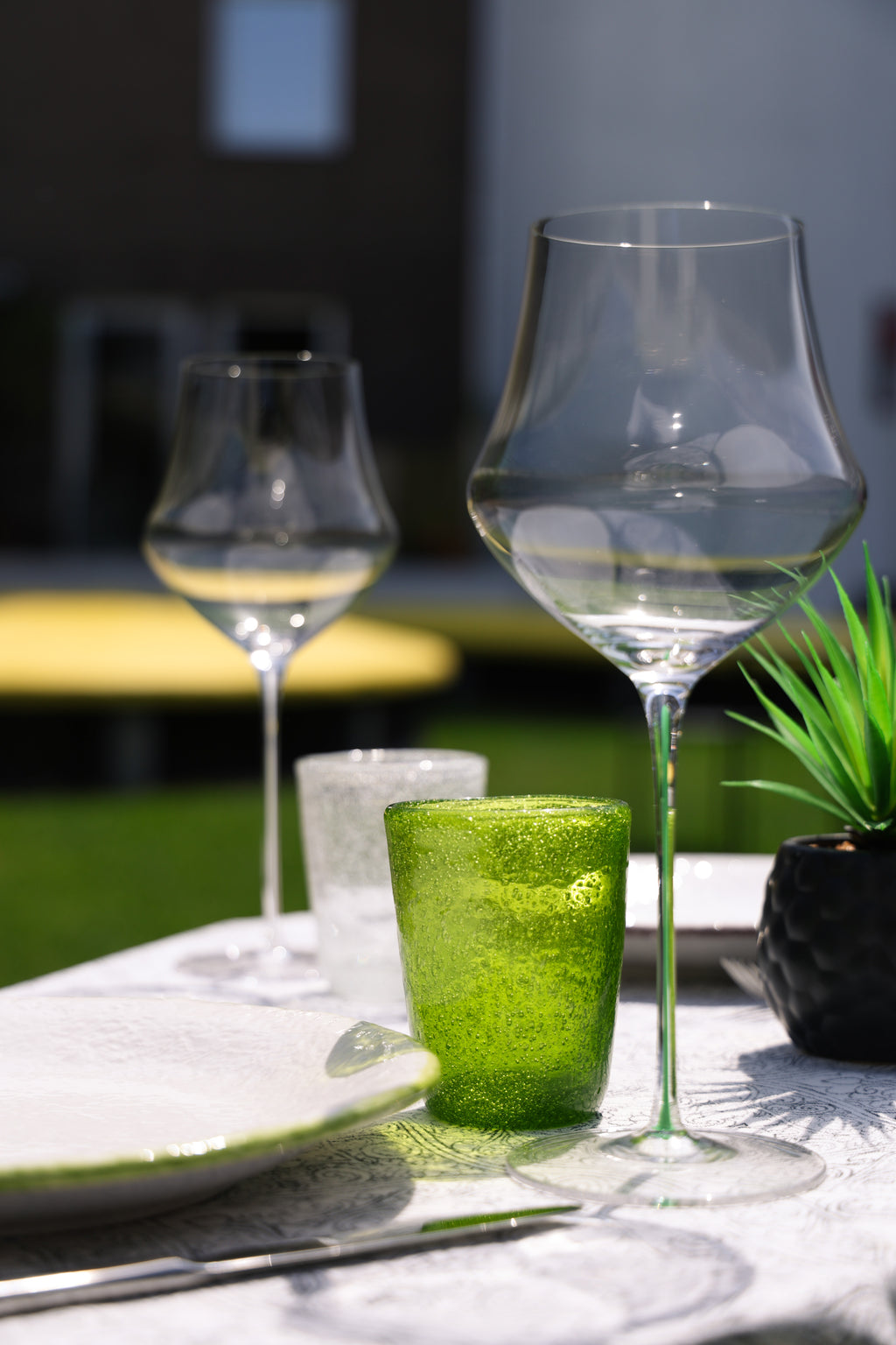 MEMENTO WINE LIME, calice da vino in cristallo 670 ml