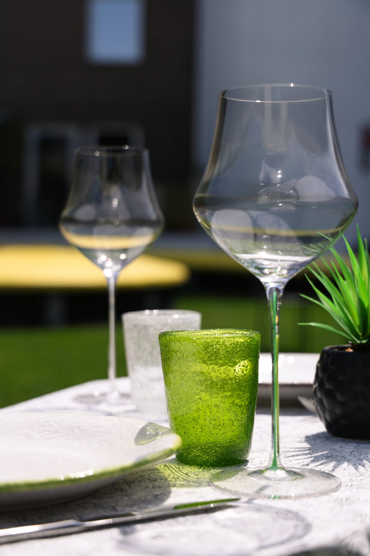 MEMENTO WINE LIME, calice da vino in cristallo 670 ml