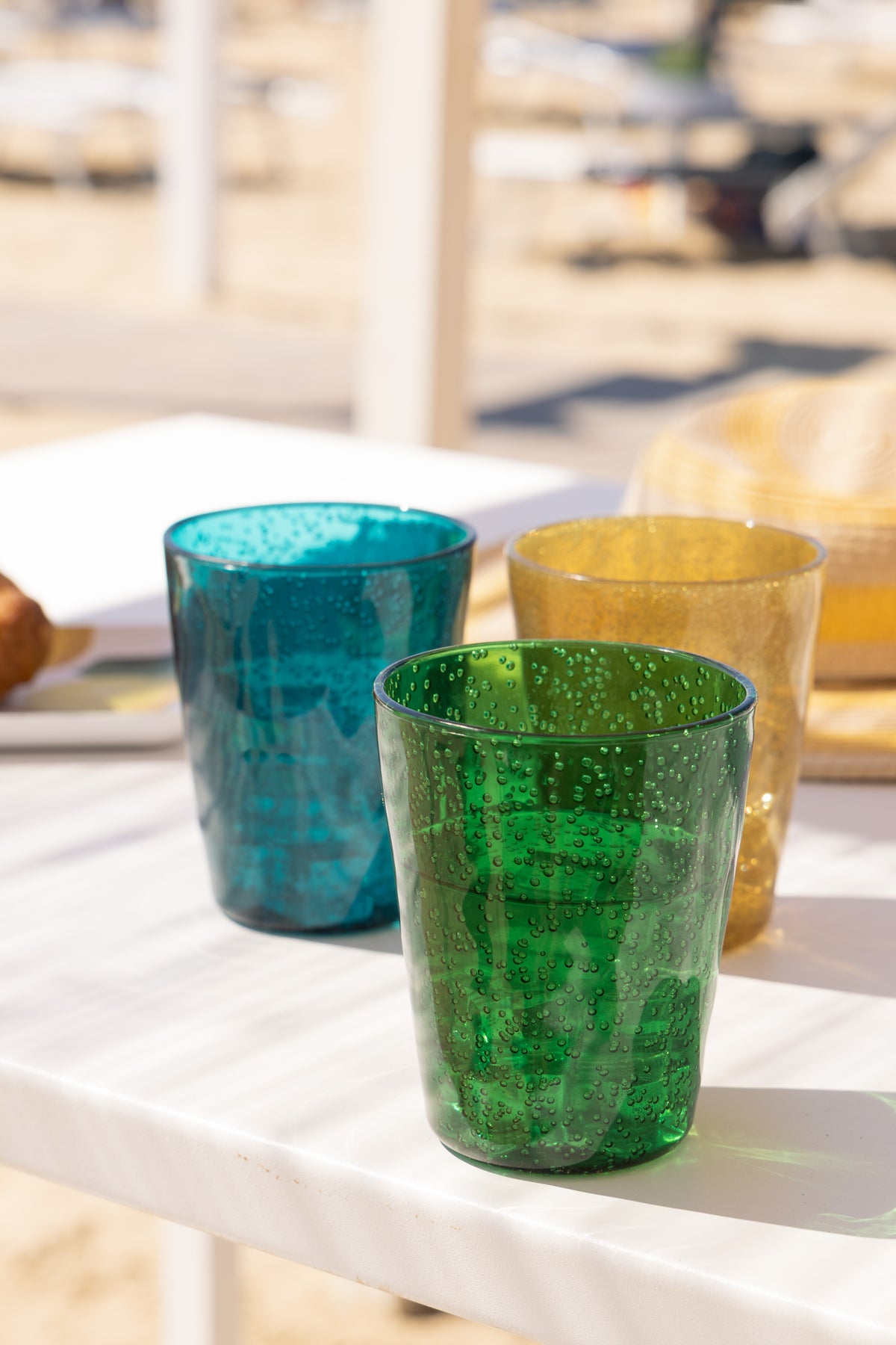 MEMENTO SYNTH Glass, Wasserglas Smaragdgrün aus Methacrylat