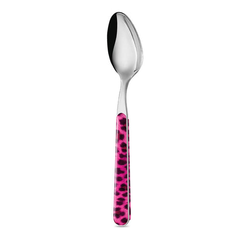 6 Cucchiai Caffè - Animalier Leopardato Rosa BD14002P