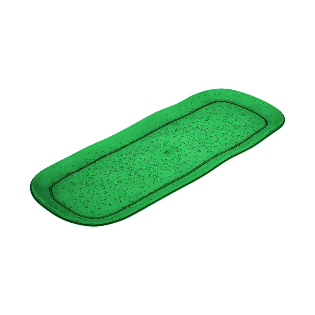 VASSOIO RETTANGOLARE GRANDE - EMERALD - MEMENTO SYNTH
