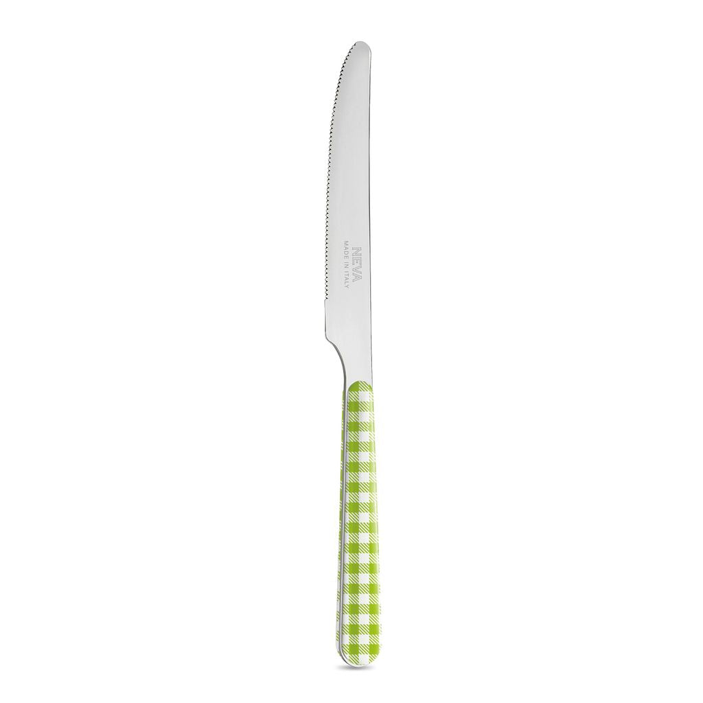 6 Coltelli Tavola - Tovagliato Verde BD14055G