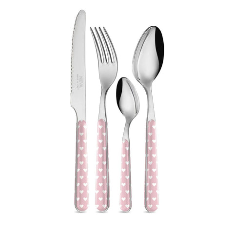 Coffret 24 pièces - Cœurs roses BD14060PLM