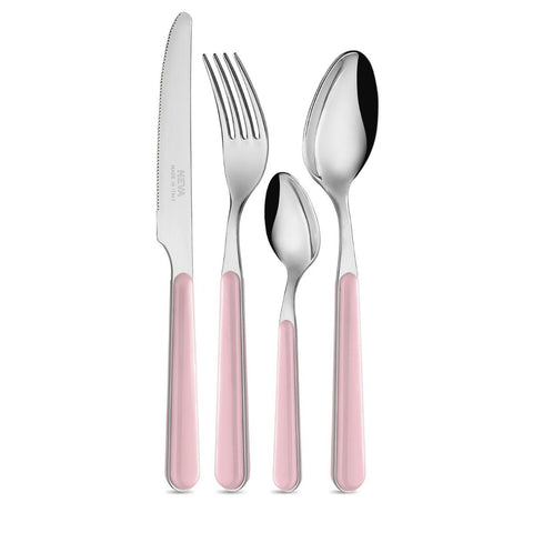 Set 24 pezzi - Tinta Unita Rosa Polveroso LD14117PLM - Neva