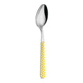 6 Coffee Spoons - Yellow Houndstooth BD14016Y