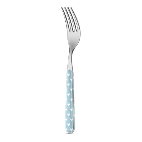 6 fourchettes de table - Cœurs bleus BD14060PLC