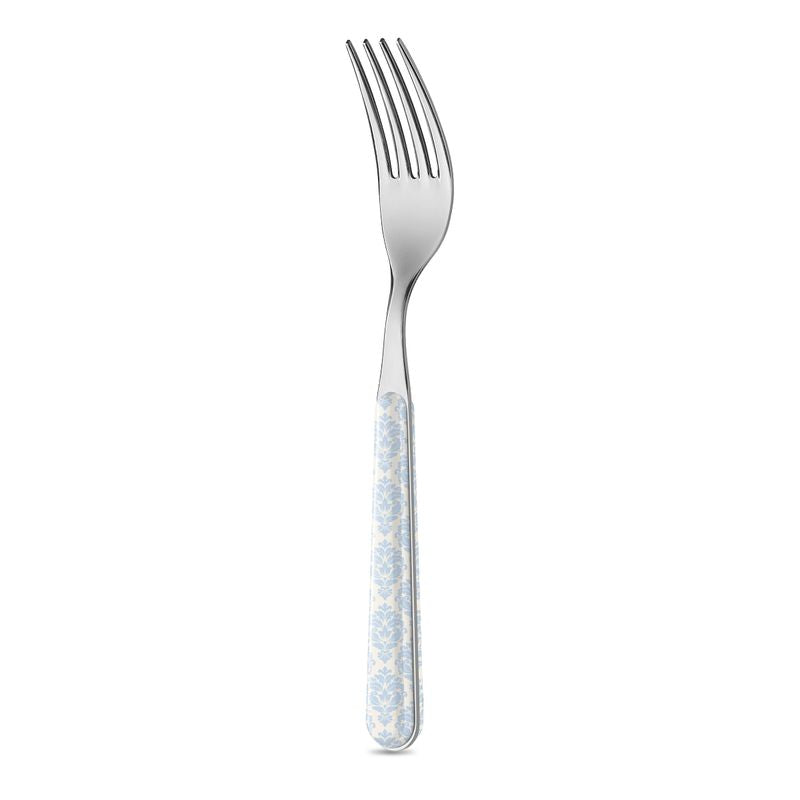 Forchetta Tavola - Damascato Azzurro Avorio BD14041LCA