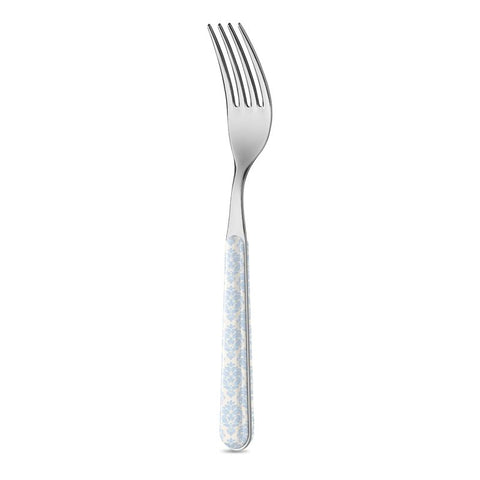 Forchetta Tavola - Damascato Azzurro Avorio BD14041LCA