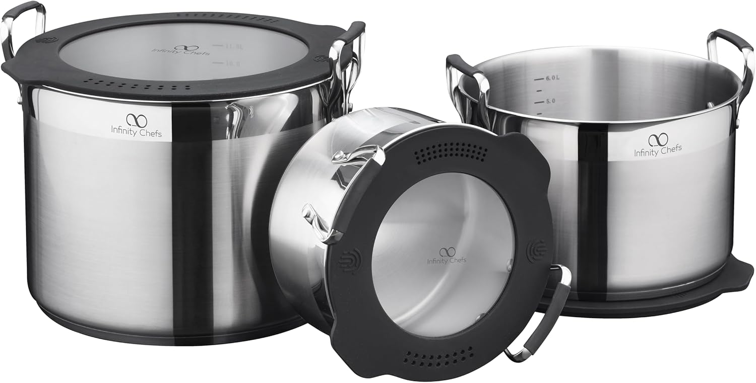 Infinity Chefs Ratio, space-saving cookware set