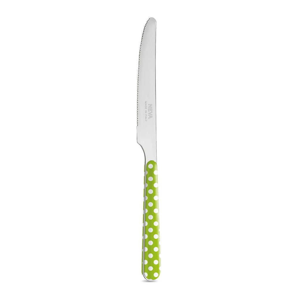 Coltello Tavola - Pois Verde BD14053G