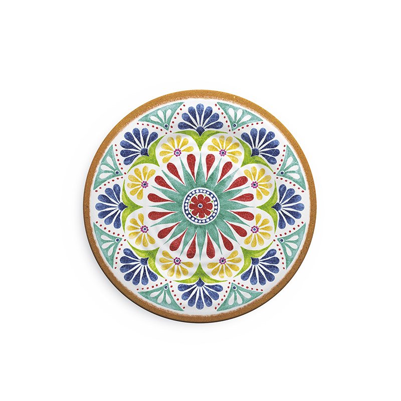 Assiette plate Porto, lot de 2