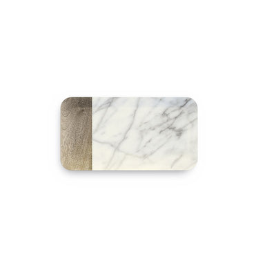 Grand Plateau Rectangulaire Carrara - Carrara