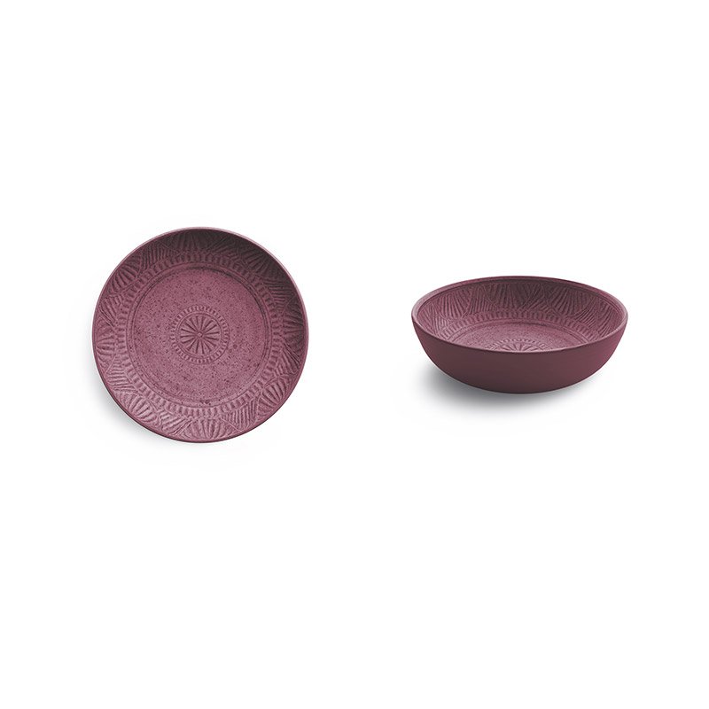 Assiette creuse Mondo Magenta