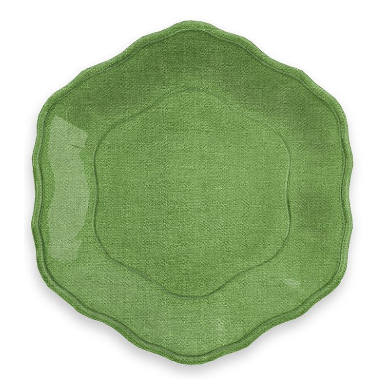 YORK VERDE - PIATTO DESSERT 4 PZ - TOUCH-MEL