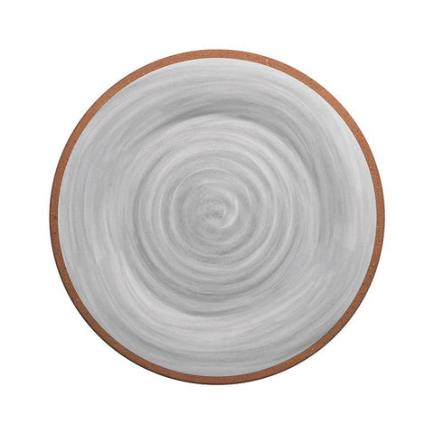 Pair of natural dinner plates