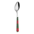 6 Cucchiai Tavola - Tartan Rosso Verde BD14276