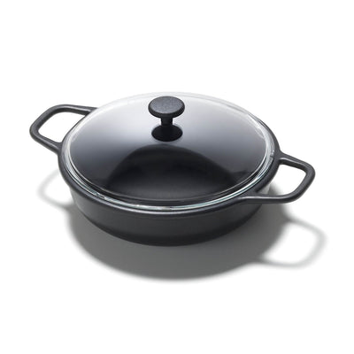 Non-stick 2-handled saucepan with lid - Bon Appetit