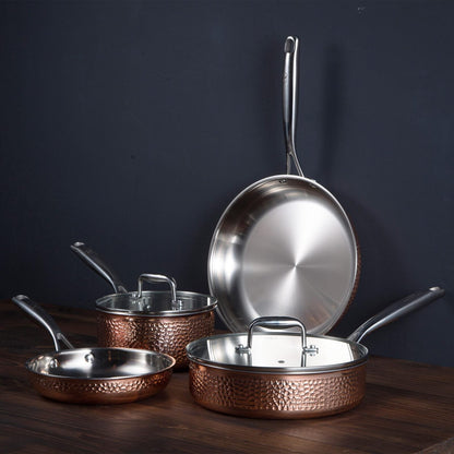 Masterpro Copper Casserole 18 cm by Carlo Cracco