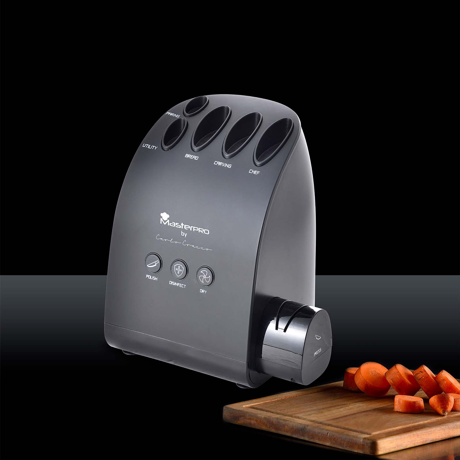 MASTERPRO - CEPPO AFFILA LAME ELETTRICO + STERILIZZATORE  - CARLO CRACCO