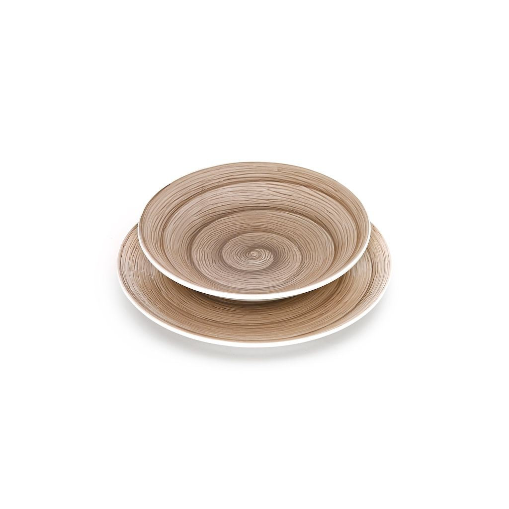 PIATTO FONDO - GREY - MEMENTO TABLE