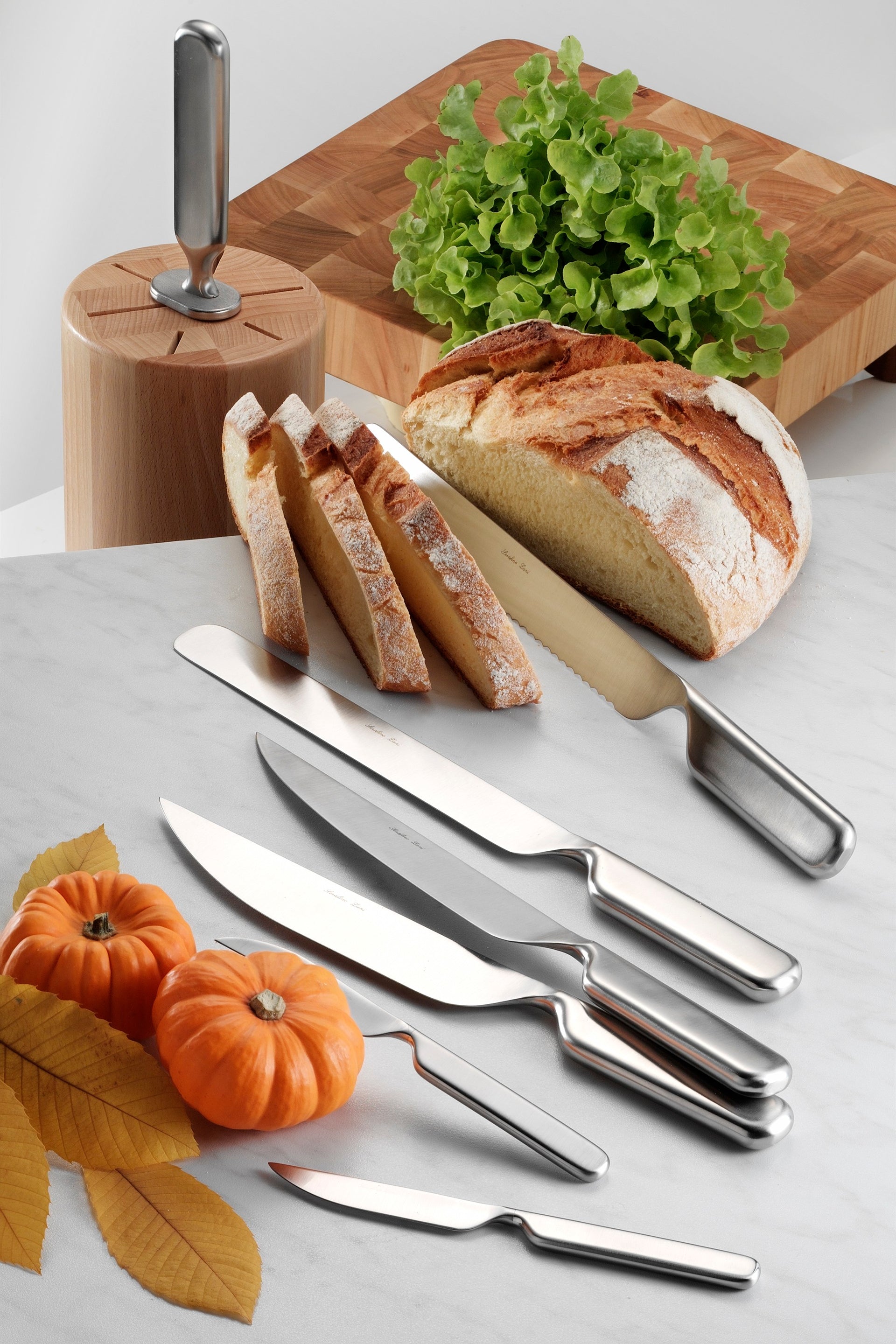 FIVE STARS • SET OF 4 KITCHEN KNIVES - SERAFINO ZANI