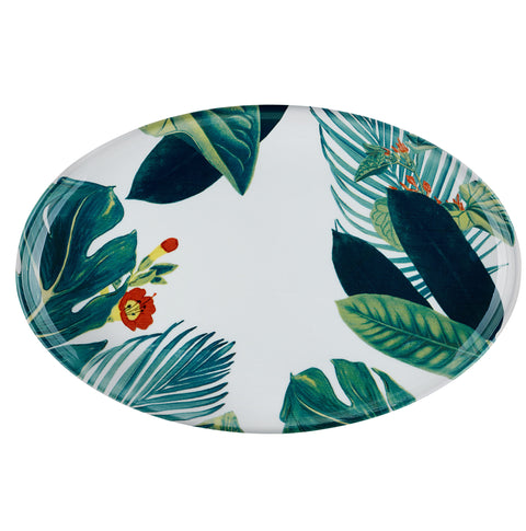 YORK FLORAL - OVAL TRAY 40 CM