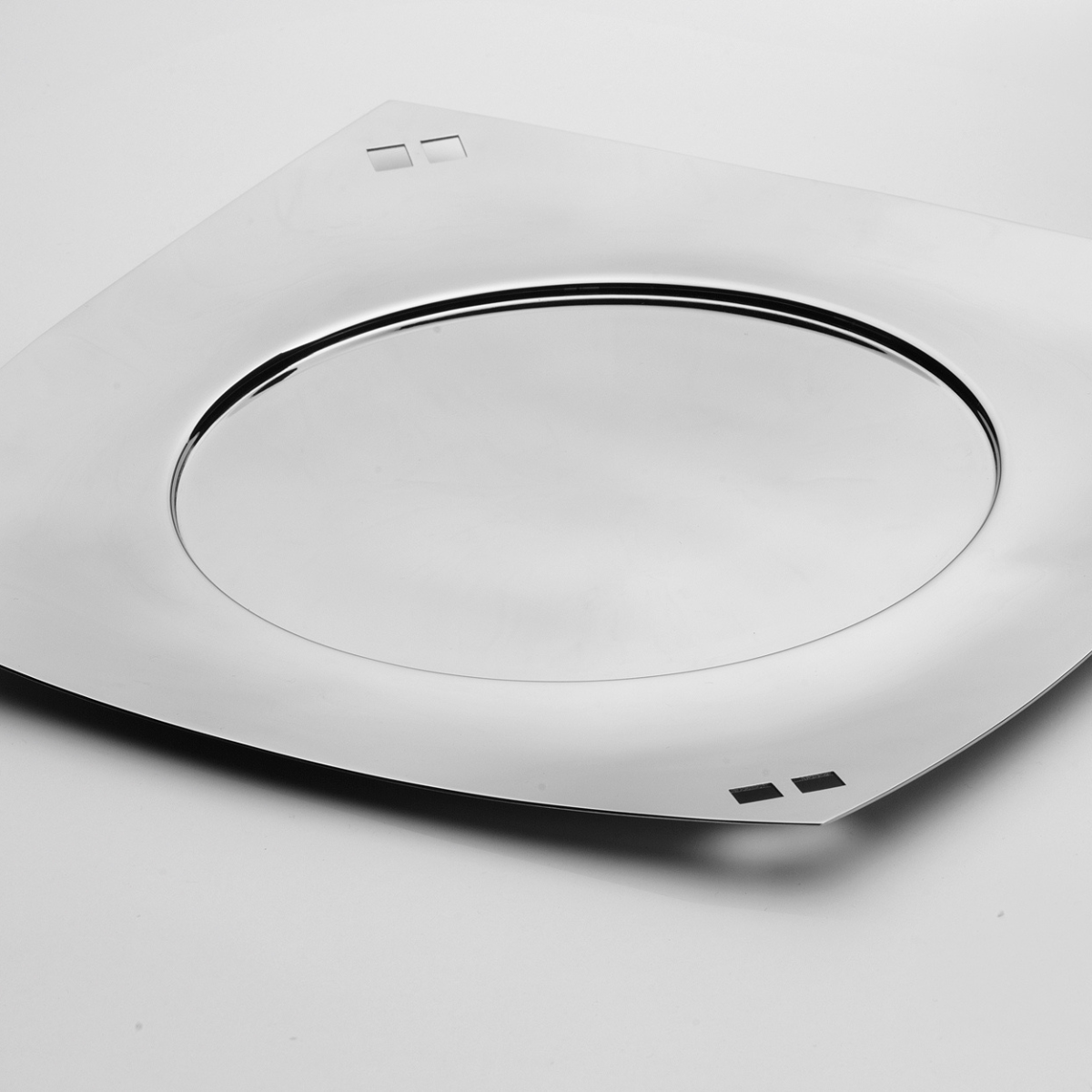 SERAPHINI - SOTTOPIATTO DECORATO CON FIORI - SERAFINO ZANI