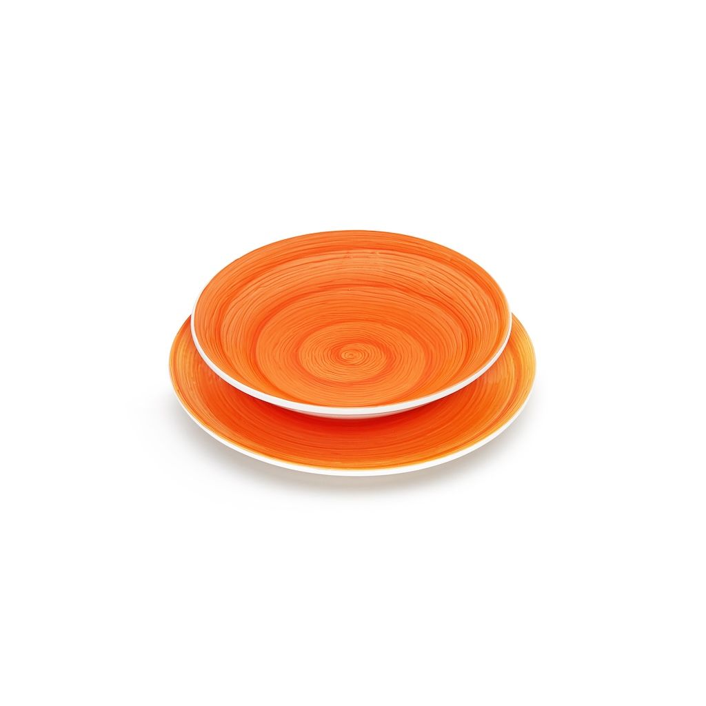 Memento Table Deep Plate - Mandarin 