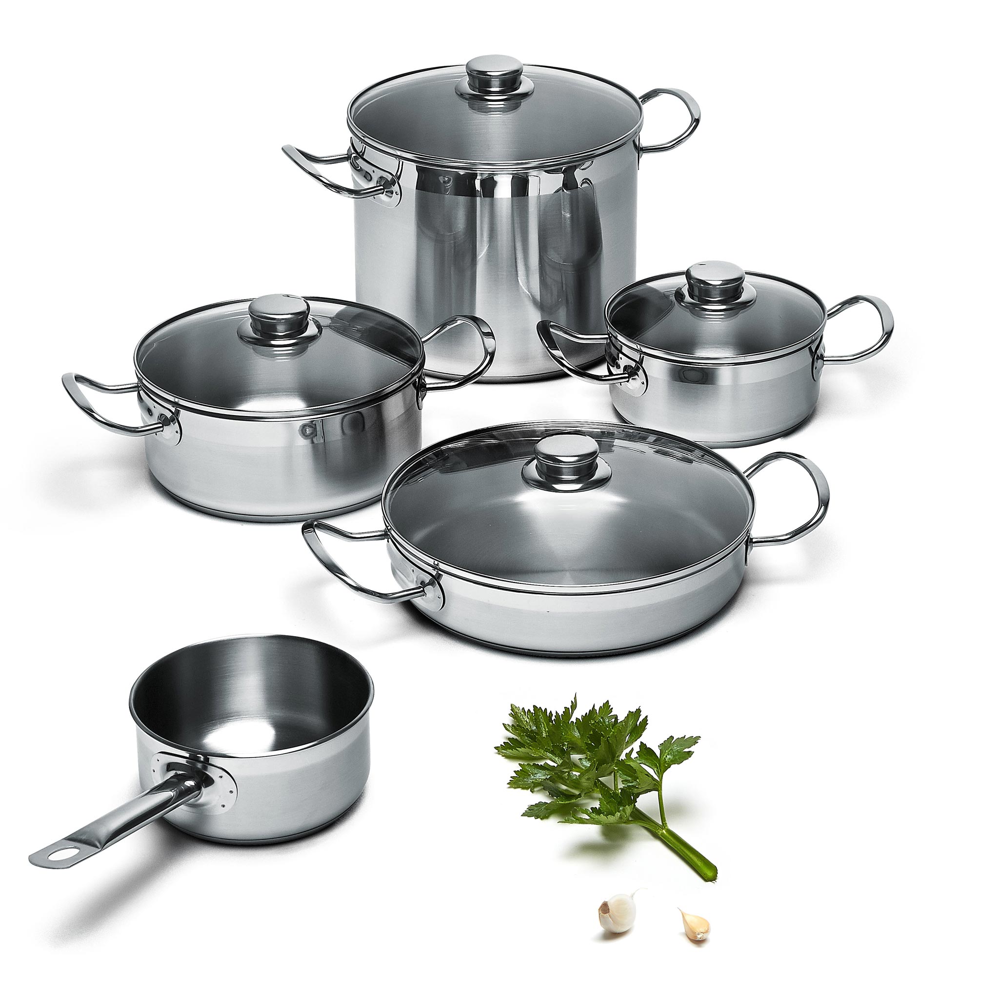 GARDA - BATTERIA DI PENTOLE PER INDUZIONE - EMPORIO ZANI