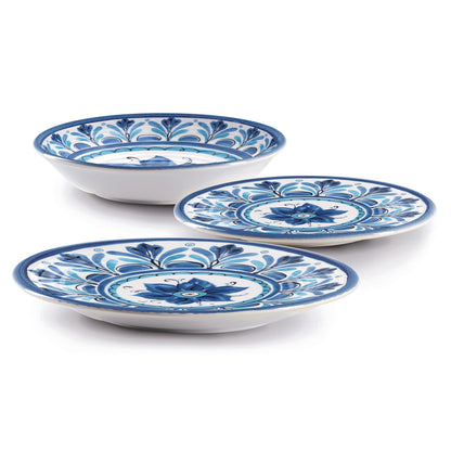 SET 18 PZ CERAMICA "HAVANA BLU"