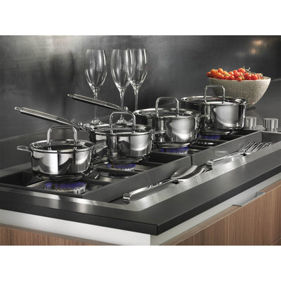 Oasi Space-Saving Cookware Set: 4 Saucepans + Handle