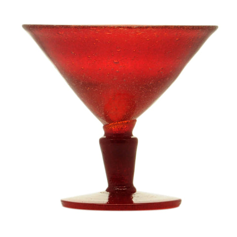 001007 - MARTINI GLASS - RED - ORIGINAL MEMENTO - MONOCHROME