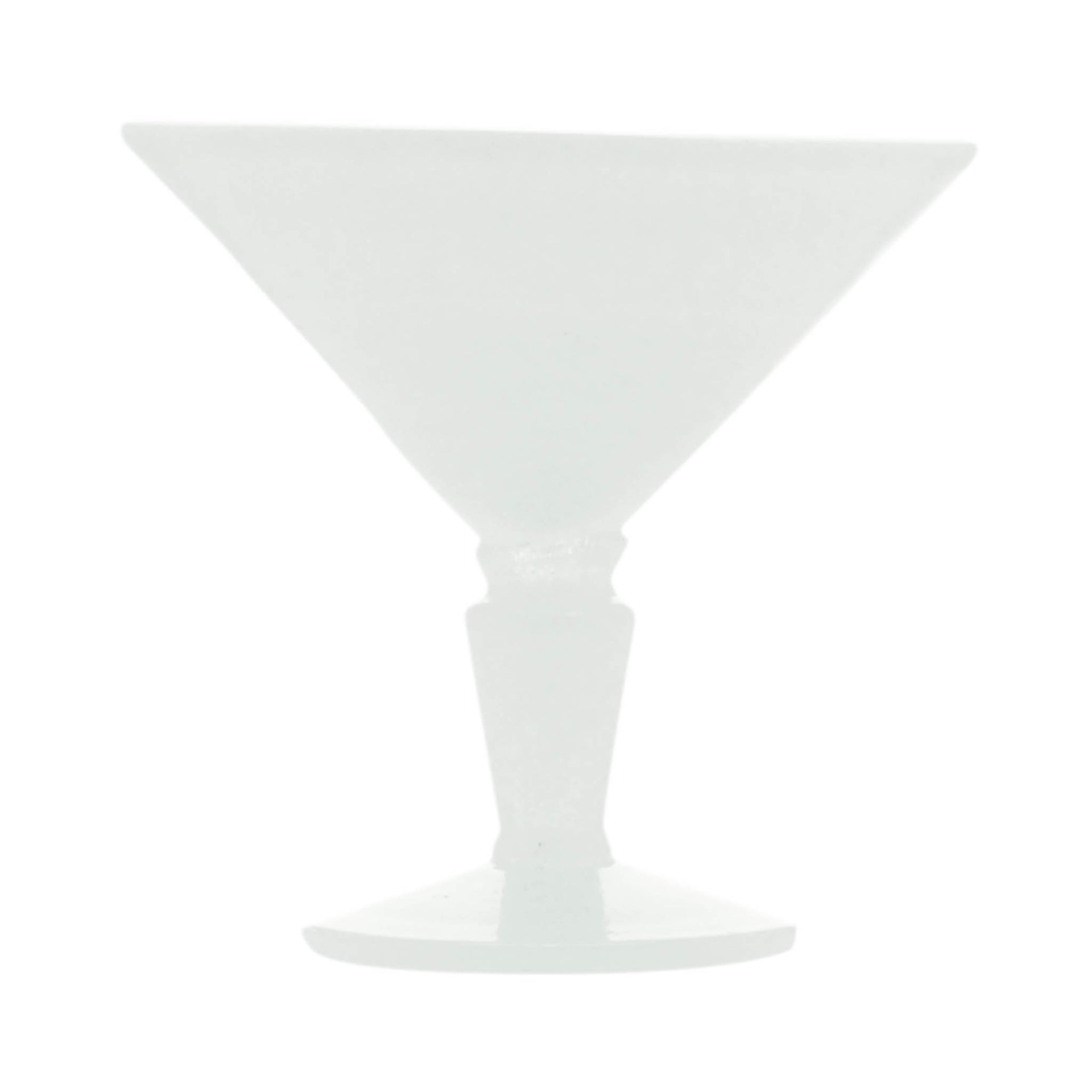 001024 - MARTINI GLASS - WHITE SOLID - MEMENTO ORIGINALE - MONOCHROME