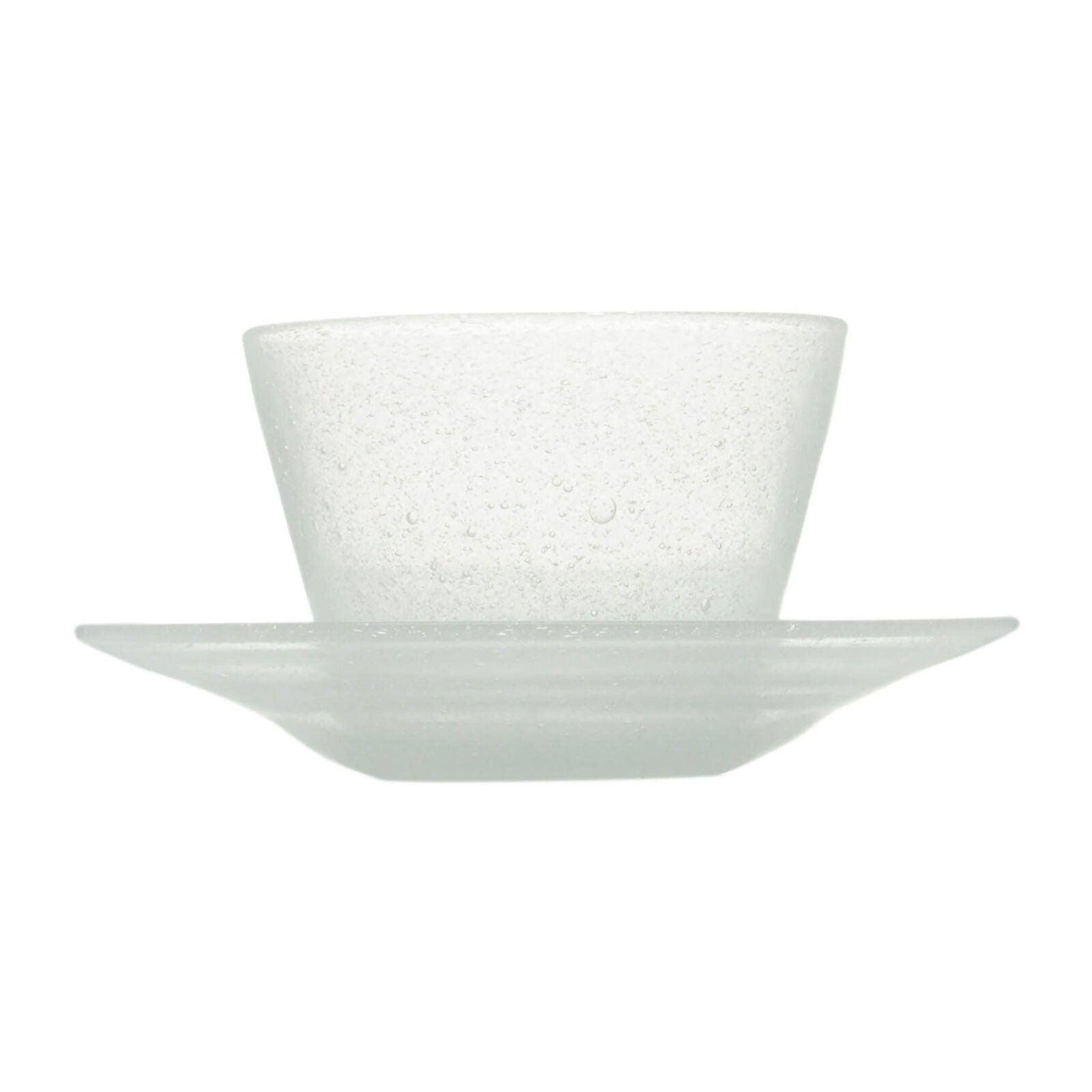 Serafino Zani 001223 - MILK CUP - WHITE TRANSP. - MEMENTO ORIGINALE - MONOCHROME