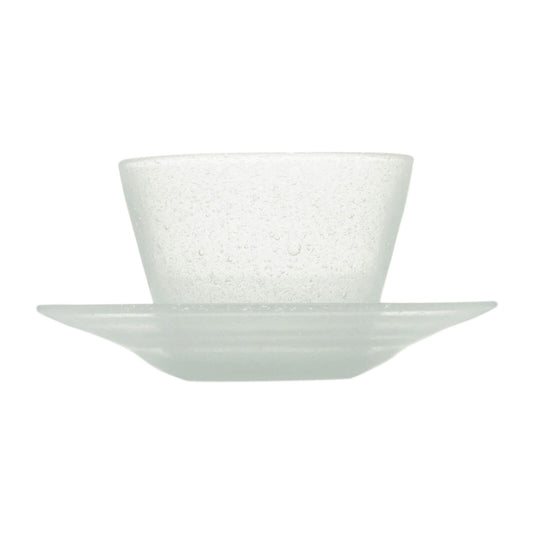 001223 - MILK CUP - WHITE TRANSP. - MEMENTO ORIGINALE - MONOCHROME