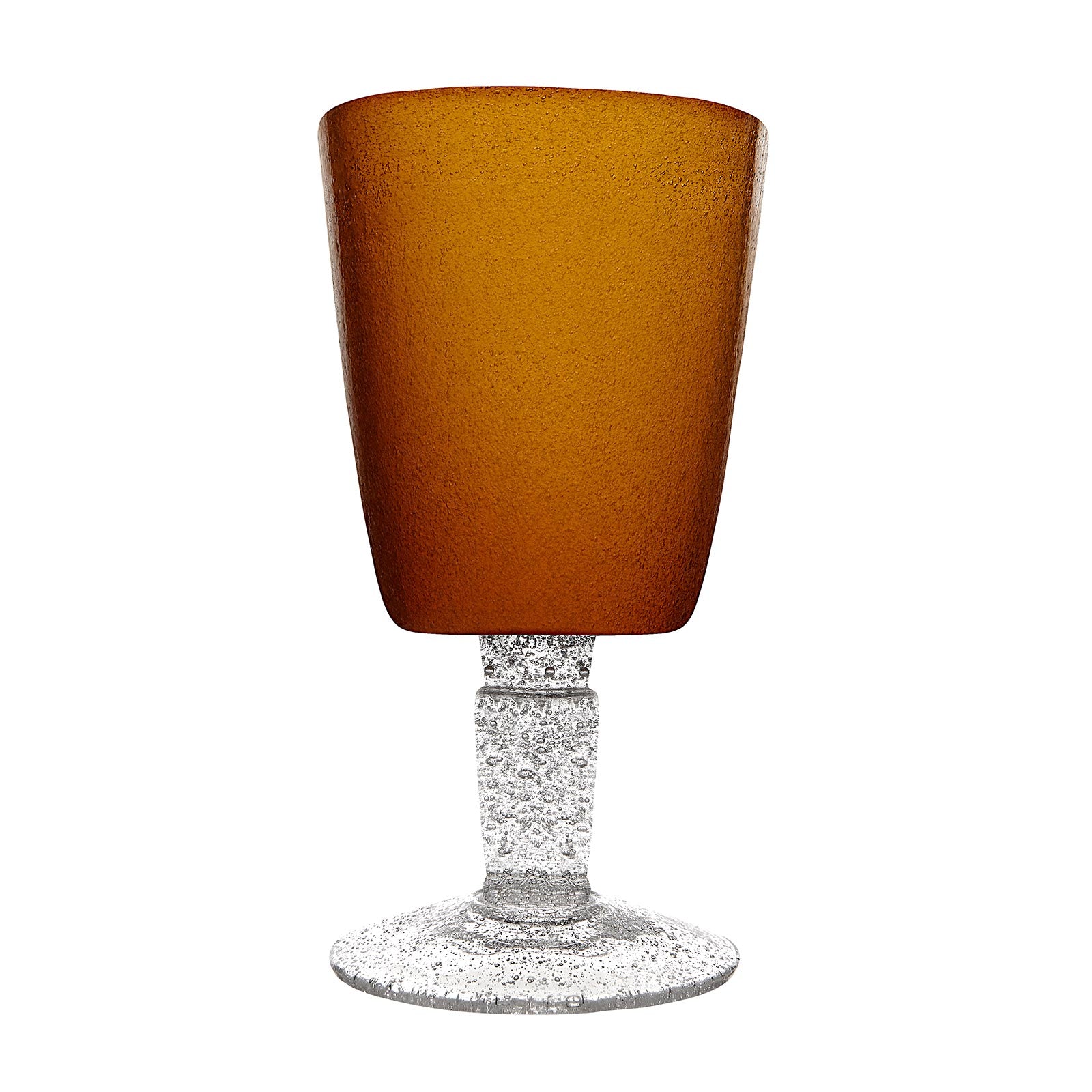 000229 - GOBLET - AMBER - ORIGINAL MEMENTO - MONOCHROME