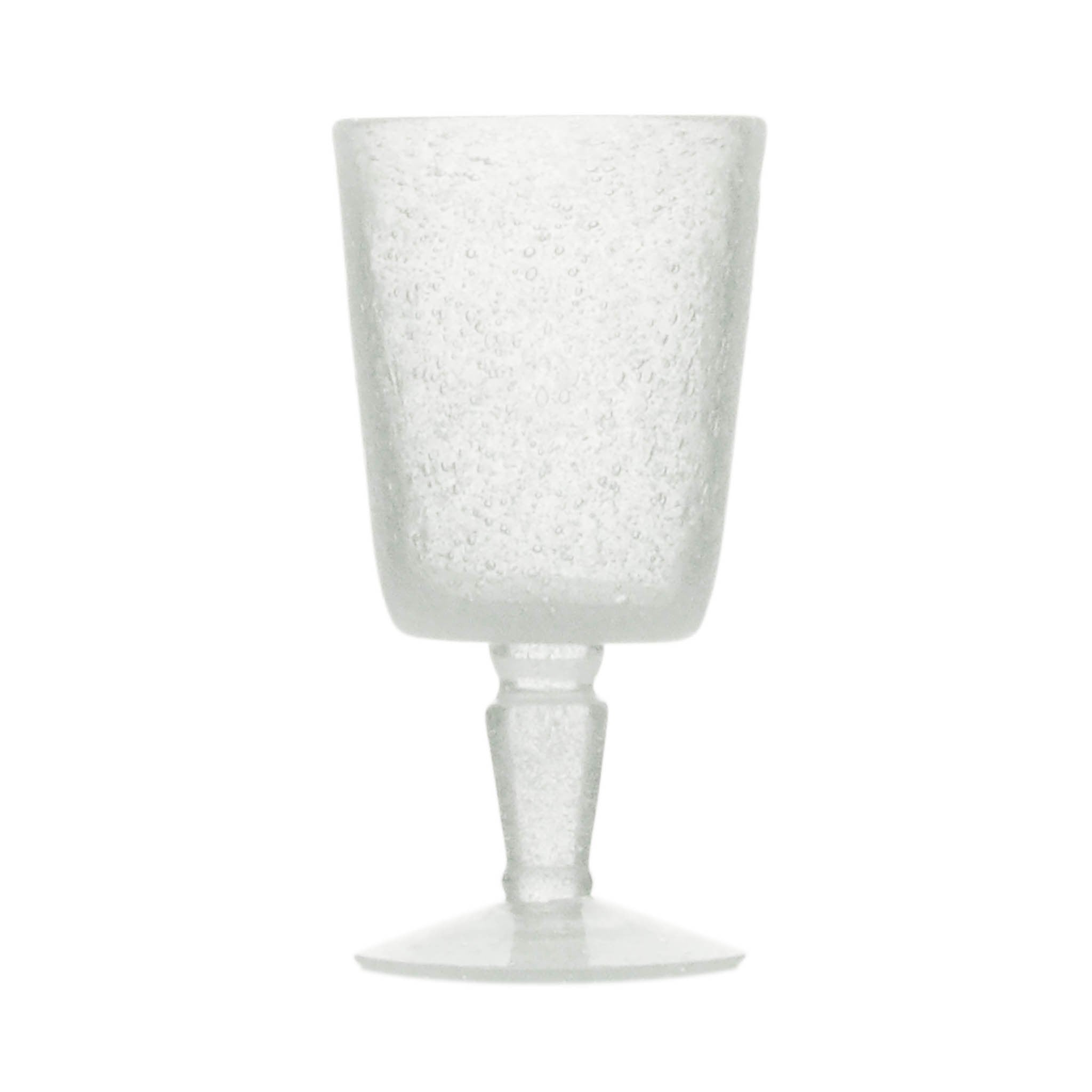 Serafino Zani 000223 - GOBLET - WHITE TRANSP. - MEMENTO ORIGINALE - MONOCHROME