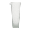 Memento Originale Jug, carafe sans anse blanc transparent en verre soufflé