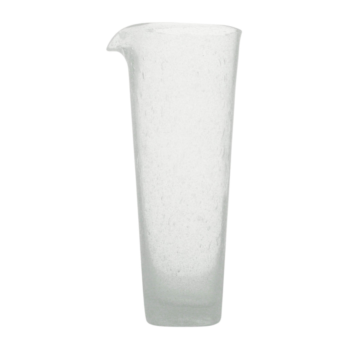 Memento Originale Jug, carafe sans anse blanc transparent en verre soufflé
