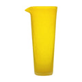 Memento Originale Jug, carafe sans anse jaune transparent en verre soufflé
