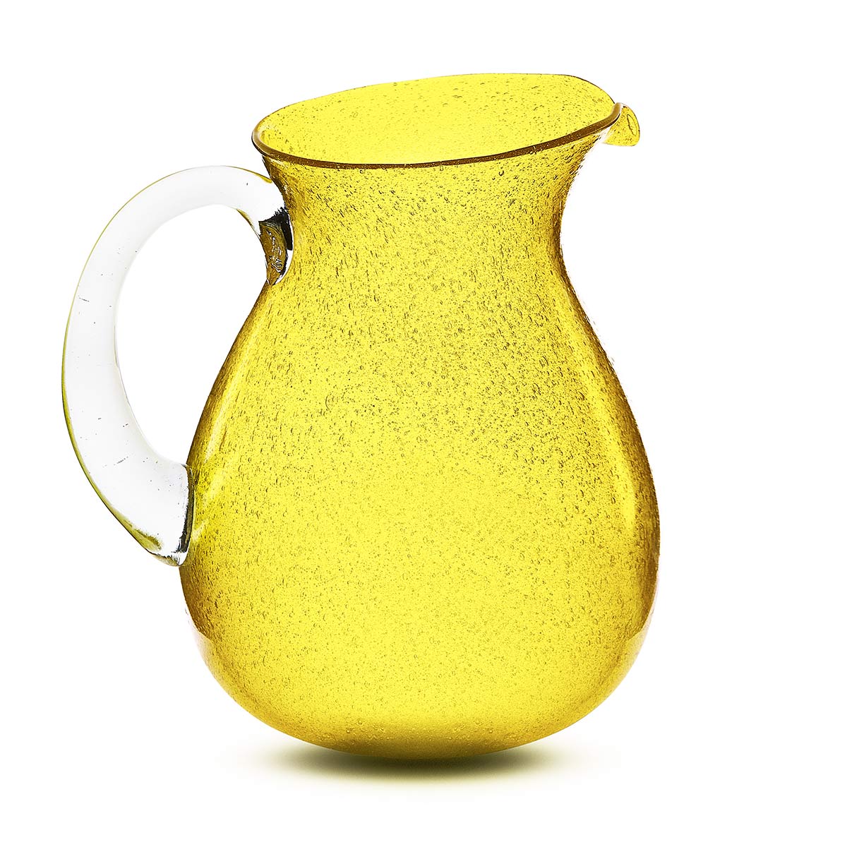 Serafino Zani PITCHER - YELLOW TRANSPARENT - MEMENTO ORIGINALE - MONOCHROME