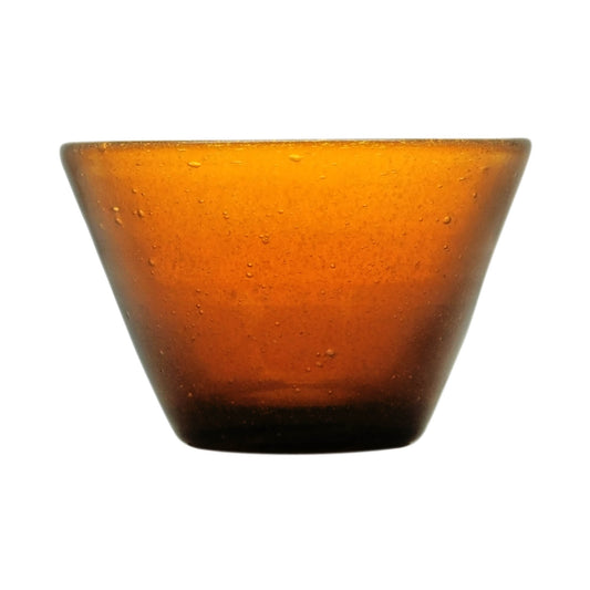 000729 - SMALL BOWL - AMBER - MEMENTO ORIGINALE - MONOCHROME