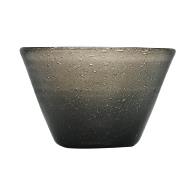 000726 - SMALL BOWL - BLACK TRANSP. - ORIGINAL MEMENTO - MONOCHROME